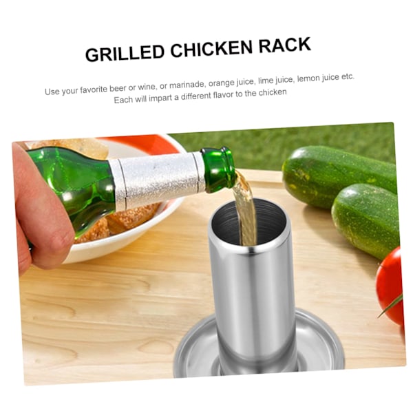 2 kpl, Kanan grilli, grillivälineet, kanan grilli, oluttölkit, ulkogrilli, kanan grilli, siipikarjan grilli