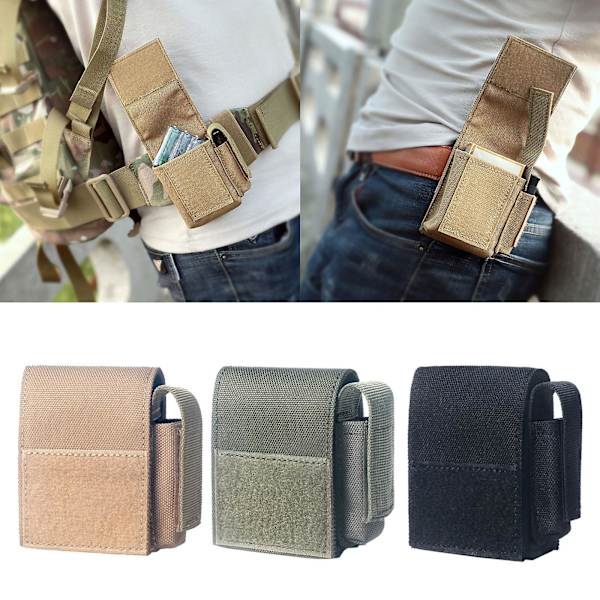 Molle Taktinen Vyölaukku Ulkoilma Hätätilanteen Edc Pussi Puhelin Pakkaus Urheilu Kiipeily Mud Color