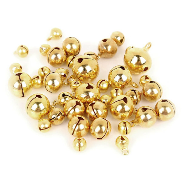 Liten Metallklocka Jul Klocka DIY Pärlor Dekoration Tillbehör-14mm