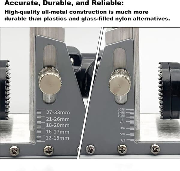 Pocket Hole Clamp Kit, Improved Metal Pocket Hole Clamping System, Professional Multi-function Clamp