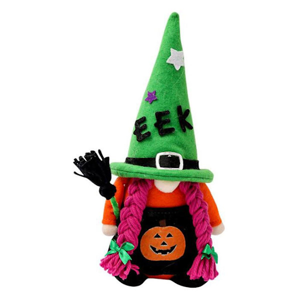 Halloween-nisse Håndlaget Gresskar Koster Sverige Tomte Skandinavisk Nisse Høst