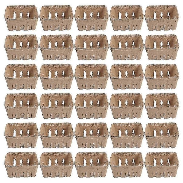 40-pack Organic Pulp Berry Baskets for Fruit and Vegetable Storage (FMY)