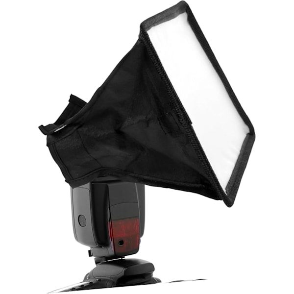 Kamera Blixt Diffuser Softbox Softbox Belysning för Topp Blixtlampa Diffuser Reflektor