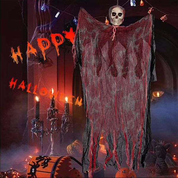 Uhyggelige Halloween Skelet-Spøgelser Til Ude- og Indendørs Dekoration