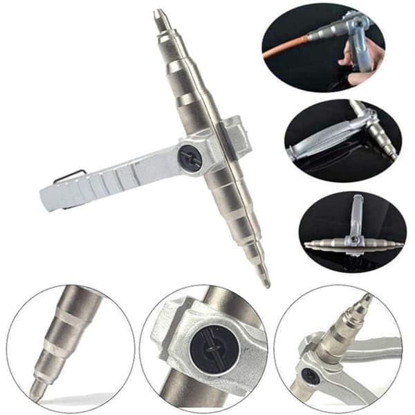 Manual Copper Pipe Expander, Copper Pipe Punching Tool, Expansion and Repair Tool for Refrigeration Systems