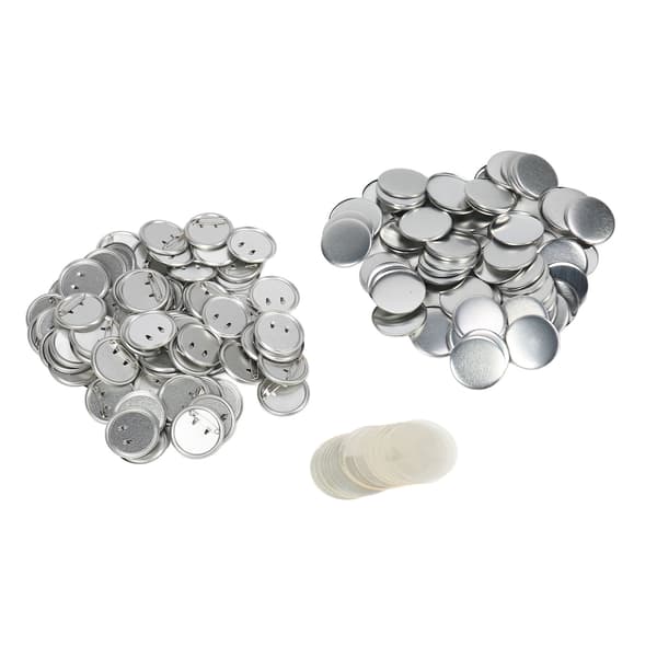 Empty Metal Button Badge Parts Set 100 Sets 44mm for Button Machine-FM-