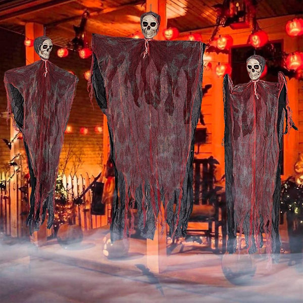 Uhyggelige Halloween Skelet-Spøgelser Til Ude- og Indendørs Dekoration