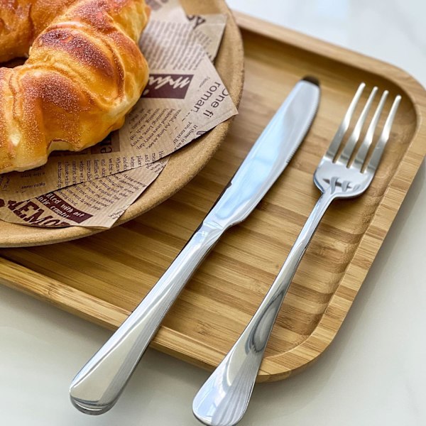 Veitset ja haarukat sisältävä setti, ruokailuvälineiden setti korkealaatuisella ruostumattomasta teräksestä, pöytävälineiden setti kotiin, ravintolaan ja hotelliin