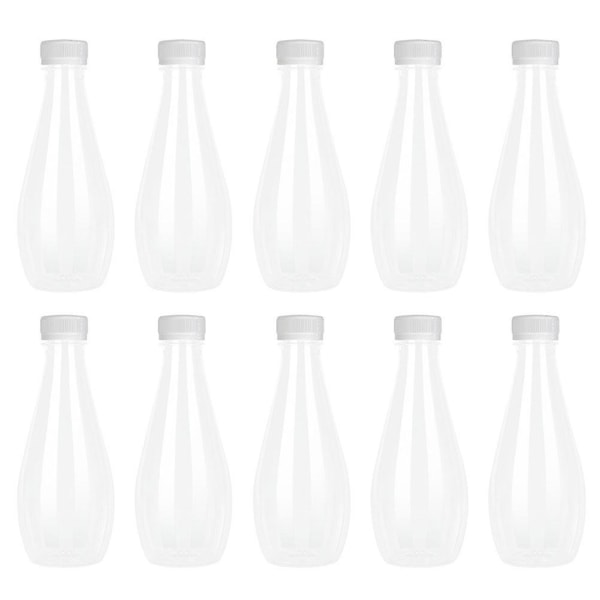 10 st Behållarlock Plast Smoothieflaskor Dricksflaskor Sportdrycksflaskor Plast DricksflaskaVit17.5X5.5X5.5CM White 17.5X5.5X5.5CM