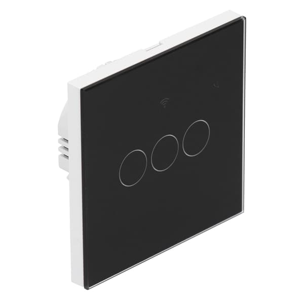 Til Tuya Zigbee Lysafbryder 3-gangs EU Fjernbetjening Touch