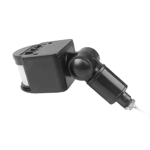 220V 12V Automatisk Infrarød PIR Bevegelsesdetektor LED Bevegelsessensor Veggmontering Timer Utendørs 12 Volt Sensor Lysbryter