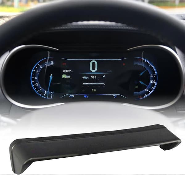 Adjustable Angle Dashboard Sun Visor, Universal Car Sun Shade, ABS Material for Car Navigation Displays (FMY)