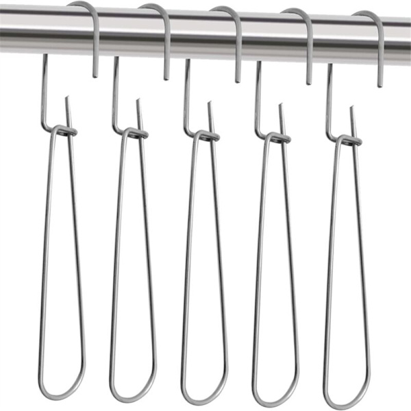 Pattern Hooks 24 Pcs Metal Pattern Hangers 18.5 cm Sewing Pattern Making Paper Storage Hangers Hanger-FF-
