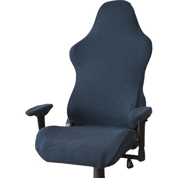 1 sett med kontordatastoltrekk Strekkbart spillstoltrekk SlipcoverNavy88X63X52CM Navy 88X63X52CM