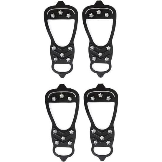 Ice Cleats - Universal - 8 Teeth - Non-slip - Size M+L - Winter Sports