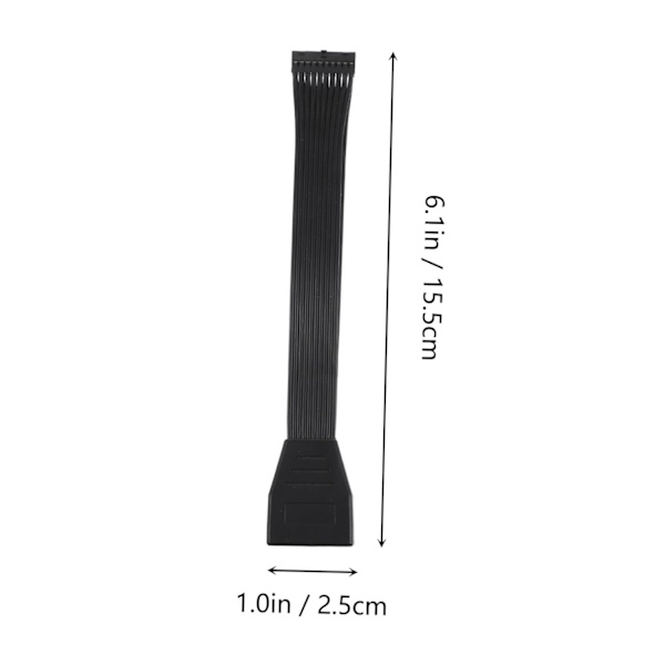 USB-kabel CM Intern Expansions Header Hovedkortadapter Hunn til Hann