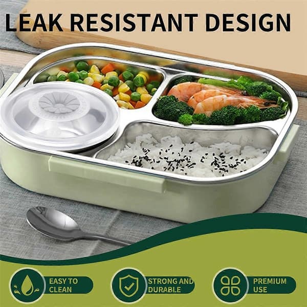 1,5L Matbokser for Studenter, Termisk Isolering Bento Matboks Bestikksett, Matbeholder for