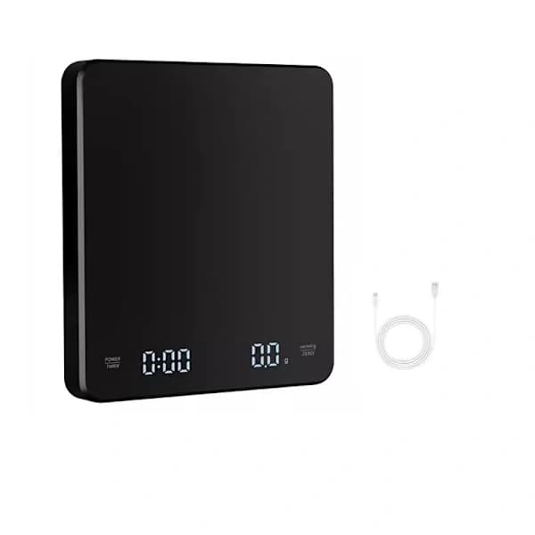 HA-Electronic Coffee Scale with Automatic Timer, Small Kitchen Scale for Home Use and Baking