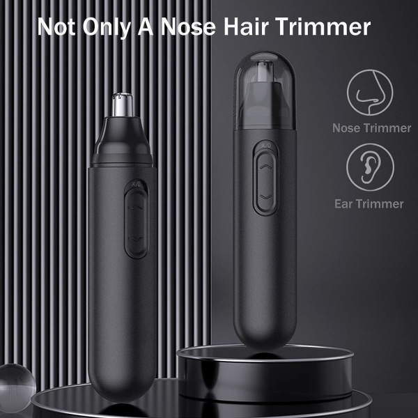 Nenähiusleikkuri, ladattava korva- ja nenäleikkuri miehille, naisille, USB vedenpitävä kulmakarvojen hiustenleikkuri