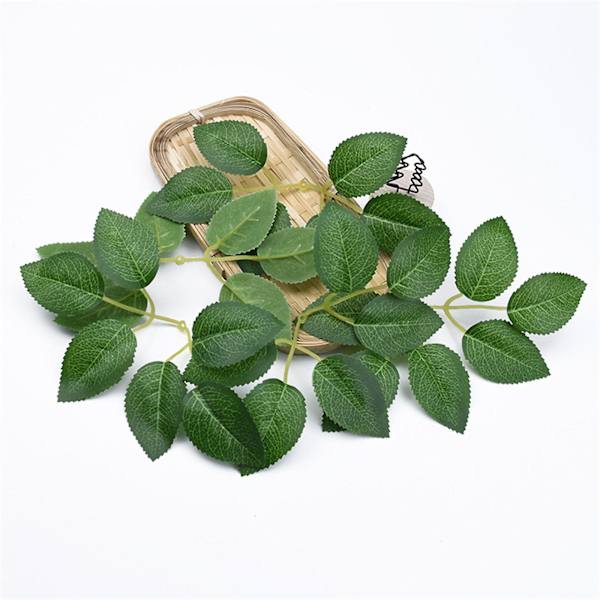 25 Silke Roseblade med 6 Spidser, DIY til Bryllup Håndholdte Roseblade, Velegnet til Valentinsdag