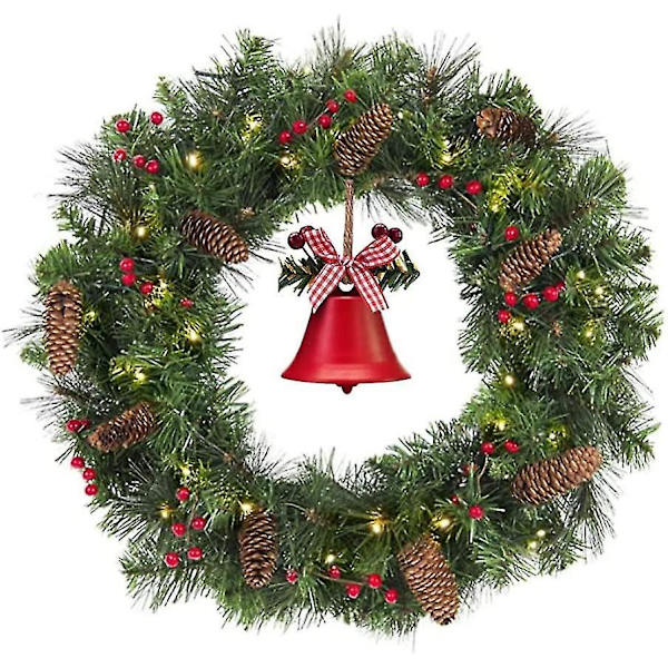 Juleklokke Ornament, Juleklokke Dekorationer, Metal Jingle Bells Ornamenter, Hjemmedekoration Vedhæng Juletræ Dekorationer - Juledekorationer