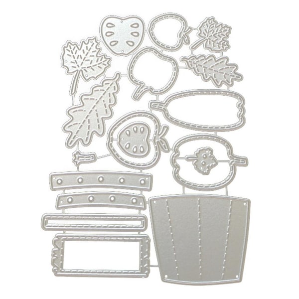 Julemønster Skæremal Skabelon Fantastisk Scrapbog Embossing Skabelon 1948A