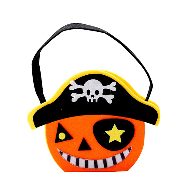Halloween-karkkipussi Piirretty Noita Kurpitsa Temppu Tai Herkku Karkkipussi Kantokassi