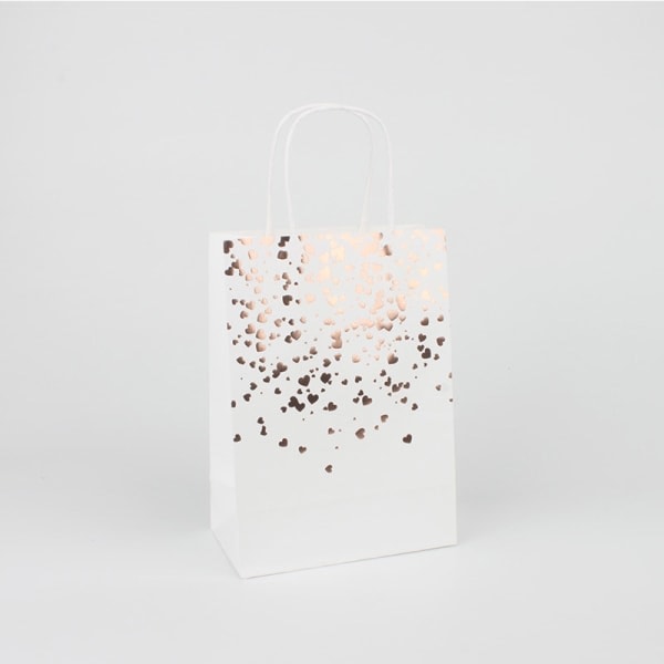 IC 12 stk Kraftpose, 15 x 8 x 21 cm gavepose i kraftpapir