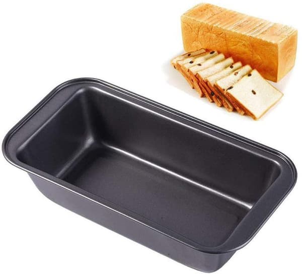 Brødform 25cm avlang bakeform rektangulær - Svart