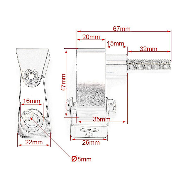 Motorsykkel Nedre Kompatibel Med Spotlight Holder Lys Lampe Monteringsbrakett Kompatibel Med G310gs G310r F650gs F700gs