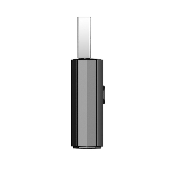 Trådlös USB Bluetooth 3.5mm Aux Audio Stereo Musik Hem Bil Mottagare Adapter Svart