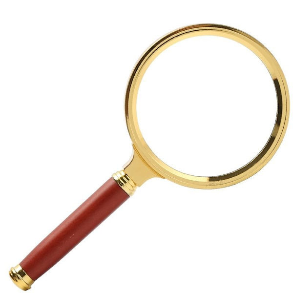 Forstørrelsesglas - Forstørrelse Lupe Håndholdt Lupe til Videnskab, Læsning af Bøger, Inspektion. (10X Håndholdt Lupe)
