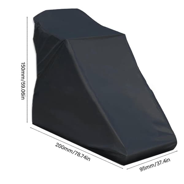 Treadmill Cover Waterproof Dustproof Running Machine Protector Exercise Equipment Treadmill Shield Easy to Use Black