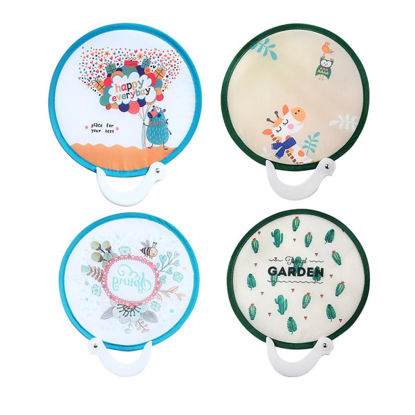 4 Pcs Handfan Handheld Fan Foldable Children Hand Fans Cute Kid Handheld Fan Handheld Folding Fans21