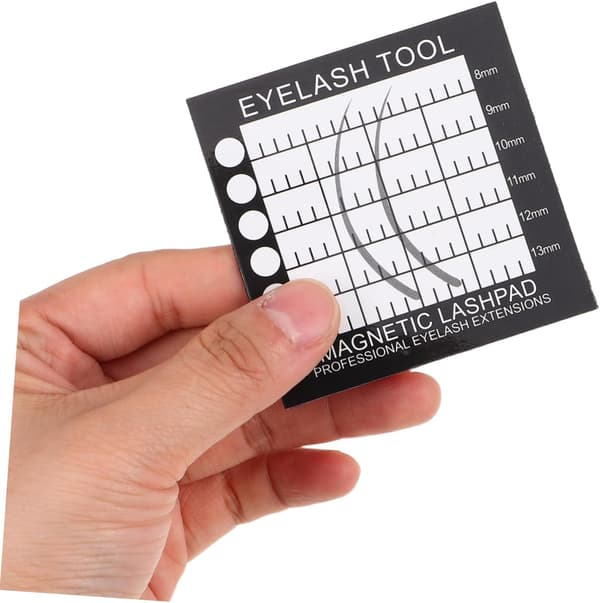 Magnetic Pad for Eyelash Extensions, Magnetic Eyeliner Kit for Grafted Eyelashes, Stylish Eyelash Tool Organizer
