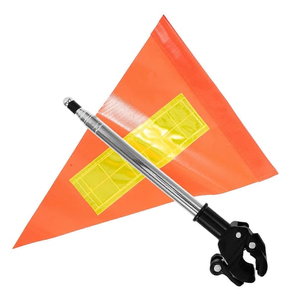Sikkerhetsflagg for rullestol, teleskopstang, reflekterende materiale, 1 stk