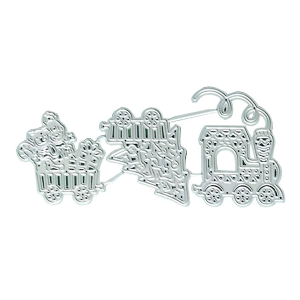 Julemand Snedmand Skæreform Juletog Metal Skæreform DIY Scrapbooking Kort