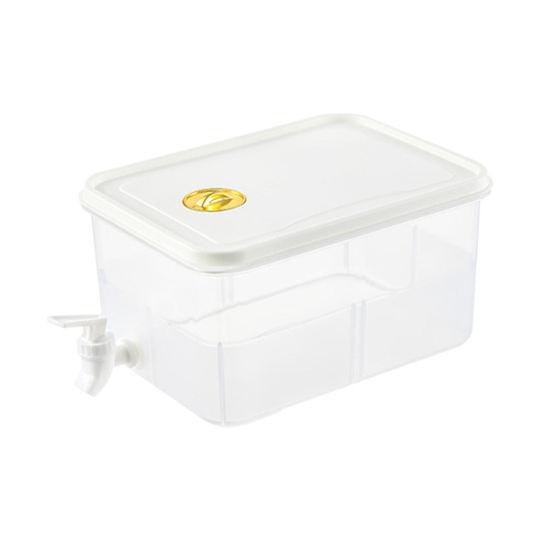3L Stor Kapacitet Plastik Drikkedispenser, Drikkedispenser Med Hane Is Limonade Juice Beholder