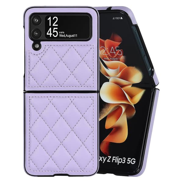 Rhombeformet foldbart telefoncover til Samsung Galaxy Z Flip4