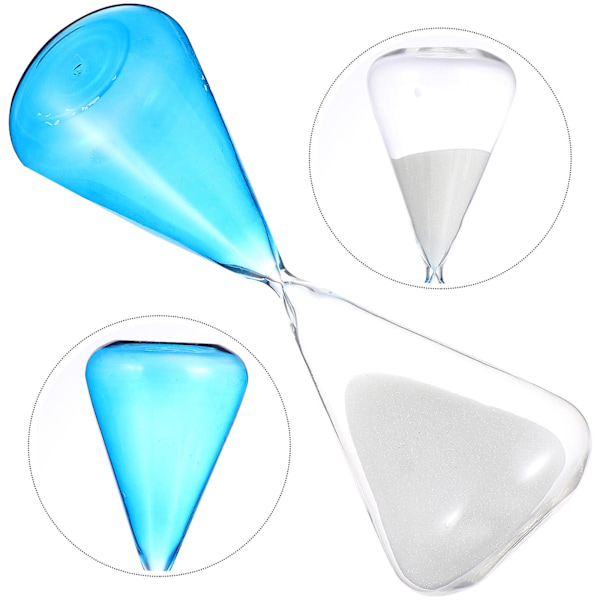 Transparent Glas Sandtimer 60 Minuter Tidssandklocka Rum Dekoration För Hem Blandade Färger 330.5
