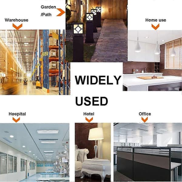 50W LED Corn Bulb - E27/E39/E40 Ultra Bright Ceiling Light, 3000K 6000LM Warm White, 350W Equivalent for Warehouse & Garage