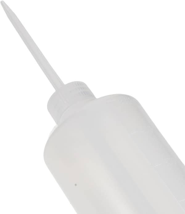 6 stk. plastflaske med rett hals 500 ml 16,9 oz klemme