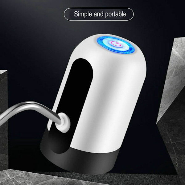 Genopladelig elektrisk drikkevandspumpe, hurtig automatisk vanddispenser, Garrafon vandpumpe, genopladelig drikkevandspumpe