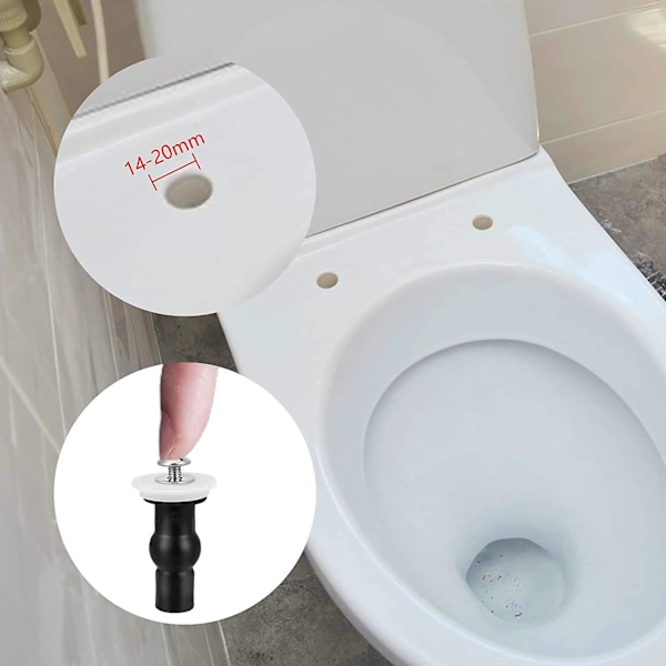 6 st Toalettlocksskruvar, Toalettlocksfästen, Gummiexpansionsskruvar gångjärnsfästen WC Blindhålsplastbrickor mutter och 3 par engångshandskar