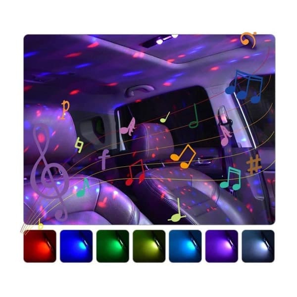 LED Interior Lighting Car, USB Car Atmosphere Lighting Controllable