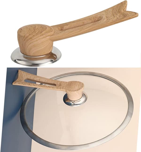 Pot Handle Knob Pan Handle Knob Universal Cookware Lid Replacement Long Handle Knob