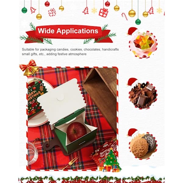 HA~20 st Christmas Gift Boxes, Christmas Eve Apple Boxes, Christmas Candy Boxes, New Festive Gift Packaging