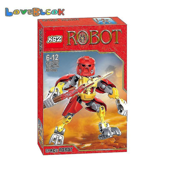 Actionfigur Robot Byggklossar Leksak Set Barn Pojkar Jul Födelsedagspresent 35st/Set Utan Originalförpackning