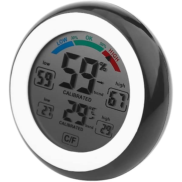 Digitalt LCD Temperatur Termometer Hygrometer