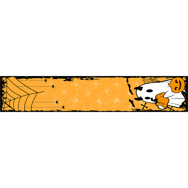 4 stk Halloween Bordløper med Gresskar og Spindelvev Design Lin Bordløper for Feriebruk, Kjøkken, Spisestue, Dekor